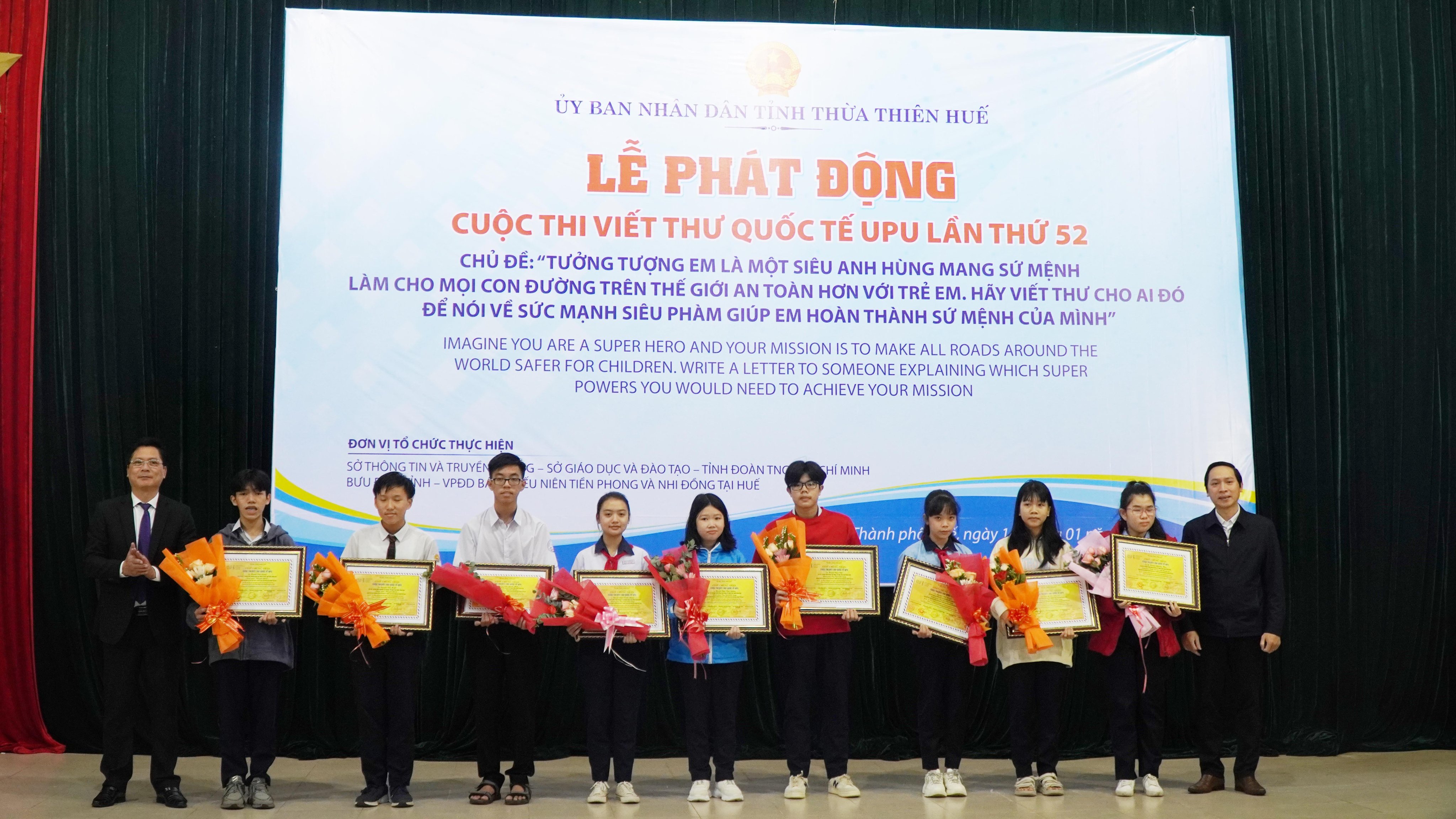 Tỉnh Thừa Thiên Huế phát động Cuộc thi Viết thư quốc tế UPU lần thứ 52 năm 2023